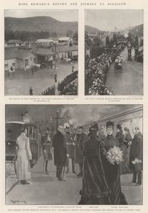 Powrót króla Edwarda i podróż do Szkocji
